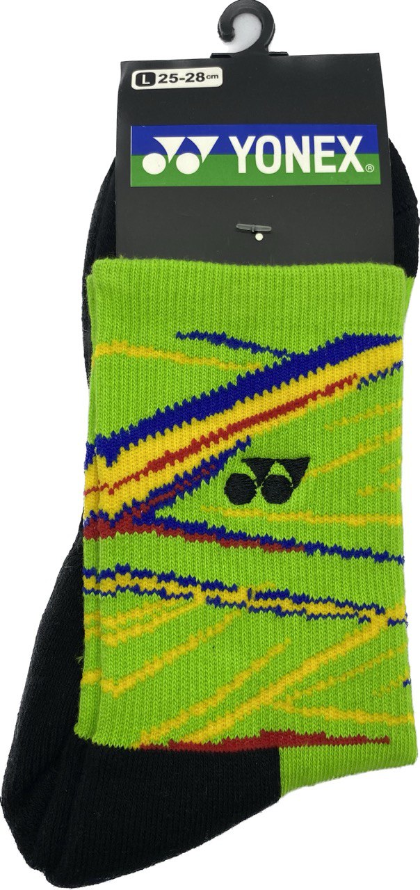 Носки Yonex 3d Ergo Socks длинные (Black/Green) 25-28см