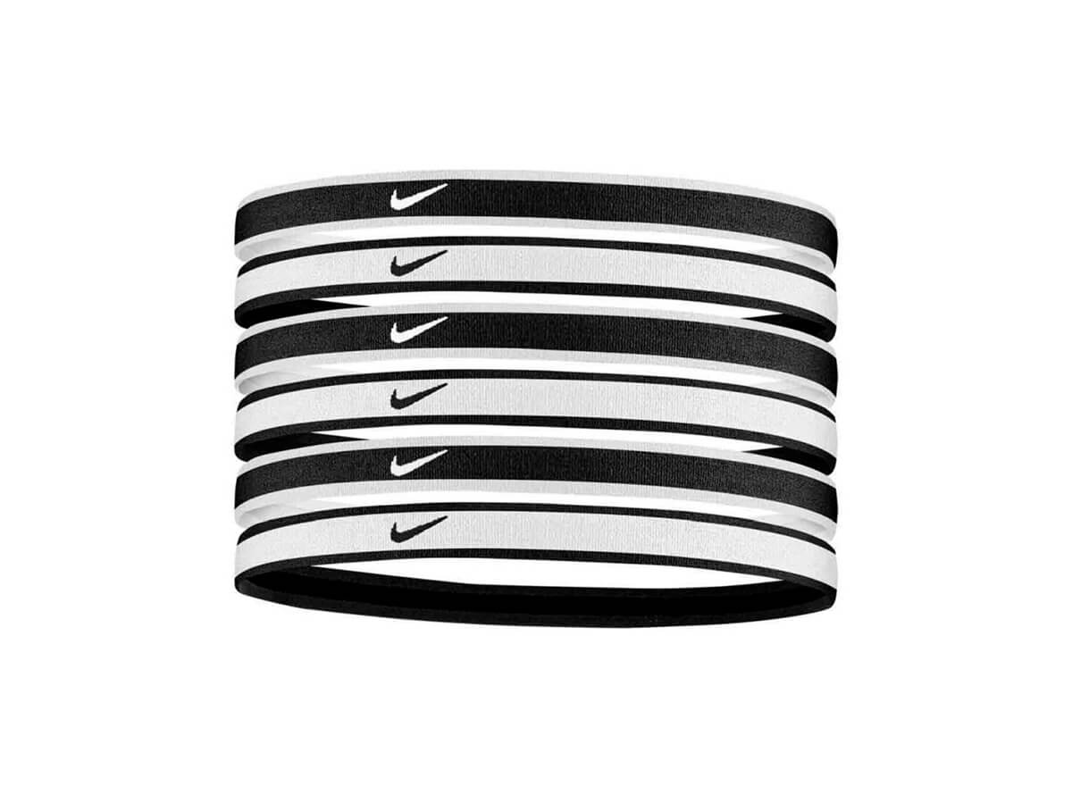 Повязки на голову Nike Headbands white/ black (штучно)