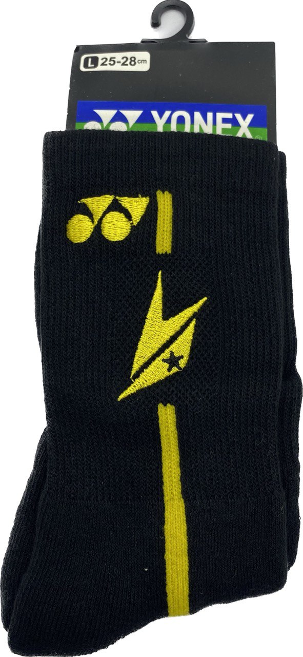 Носки Yonex 3d Ergo Socks длинные (Black/Yellow) 25-28см