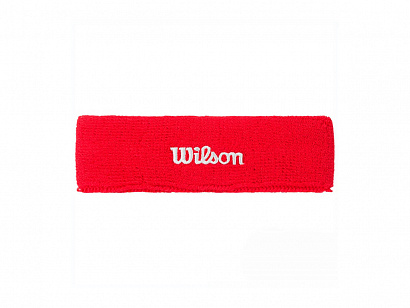 Повязка на голову Wilson Headband Red