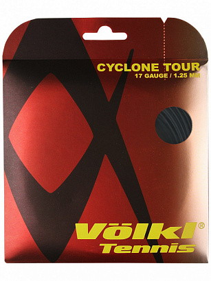 Теннисная струна Völkl Cyclone Tour (черный) 12 метров нарезка