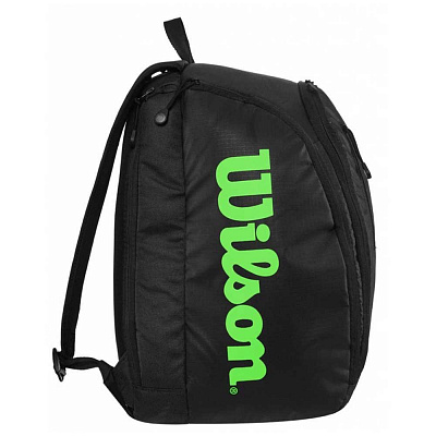 Рюкзак Wilson Tour Backpack Черный/ зеленый