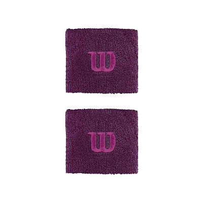 Пара напульсников Wilson Wristband Dark Purple