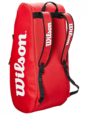 Сумка Wilson Tour 9 Pack Tennis Bag - Red/White