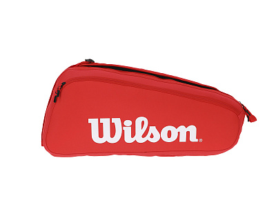 Сумка для ракеток WILSON Super Tour 6pk Красный/Белый