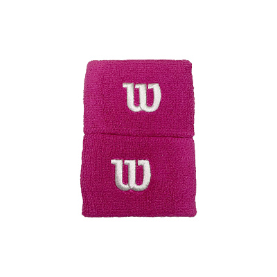 Напульсник WILSON Wristband Pink/White